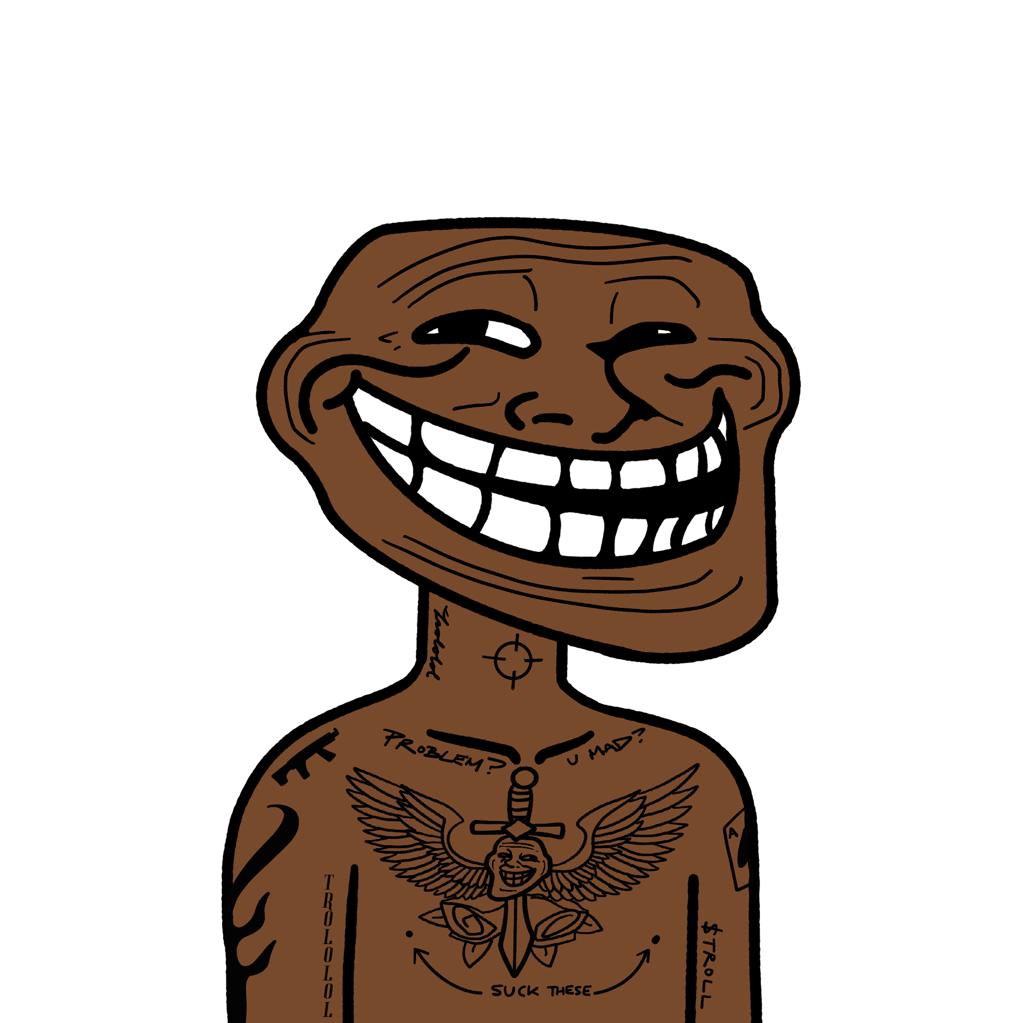 Brown with Tats